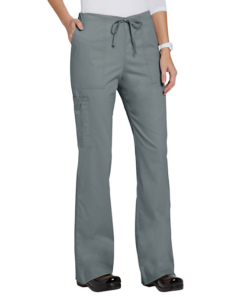 Cherokee Workwear Core Stretch Women's 4 Pocket Drawstring Cargo Pant -  Scrubs Direct