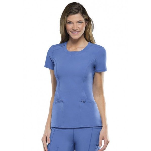 2624A Women's Infinity Round Neck Scrub Top