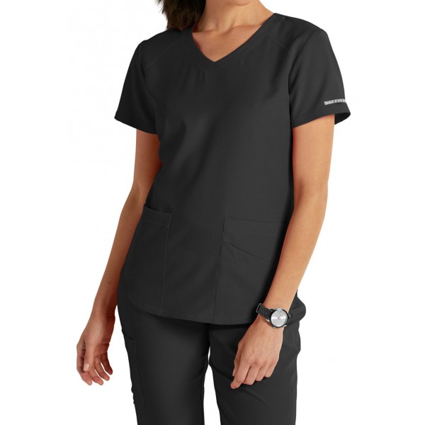 Skechers Women's Vitality 3 Pocket Virtual V-Neck Top - Scrubs Direct