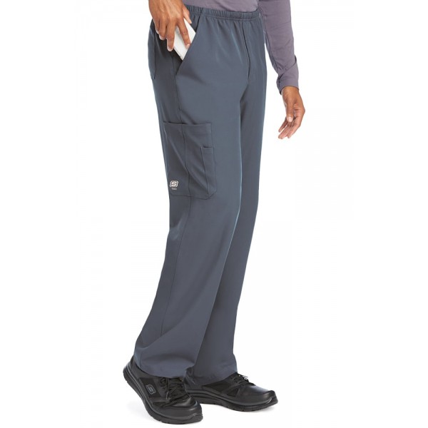 Skechers Structure 4-Pocket Mens Stretch Fabric Moisture Wicking Scrub Pants