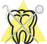 Tooth Pyramid Embroidery Logo
