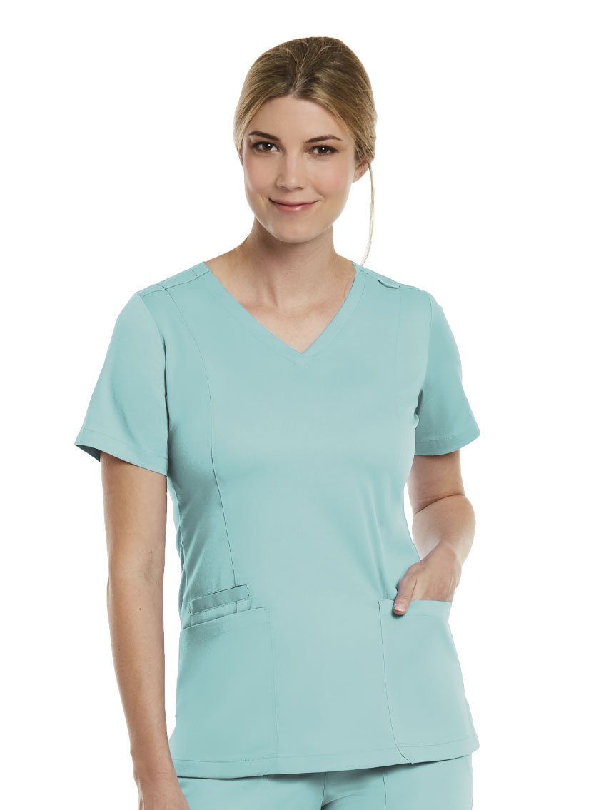 Matrix by Maevn Women's 3-Pocket STRETCH V-Neck Scrub Top - Scrubs