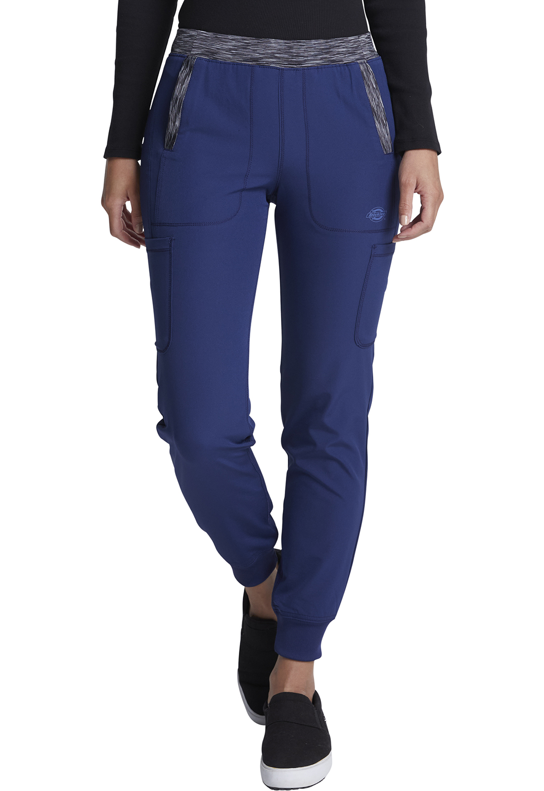 Dickies Dynamix Women's Tapered Leg Jogger Scrub Pants With Melange ...