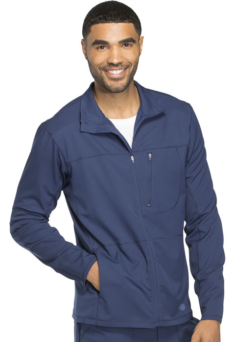 Dynamix by Dickies Men's Zip Front Scrub Jacket - Scrubs Direct