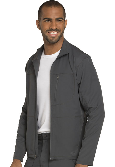 Dynamix by Dickies Men's Zip Front Scrub Jacket - Scrubs Direct