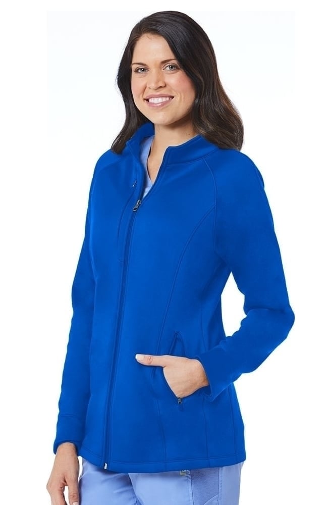 Blaze by Maevn Women's Warm-up Bonded Fleece Jacket - Scrubs Direct