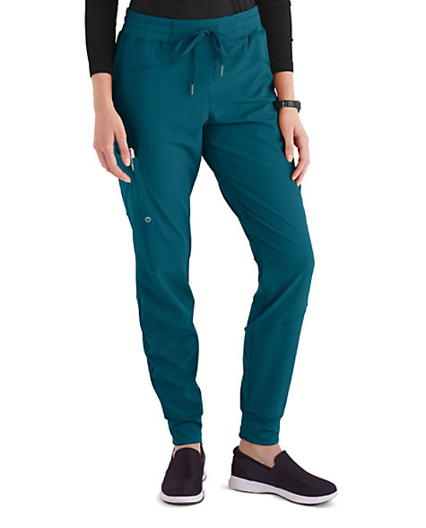 Barco One 3-Pockets Low Rise Perforated Women's Jogger Pants