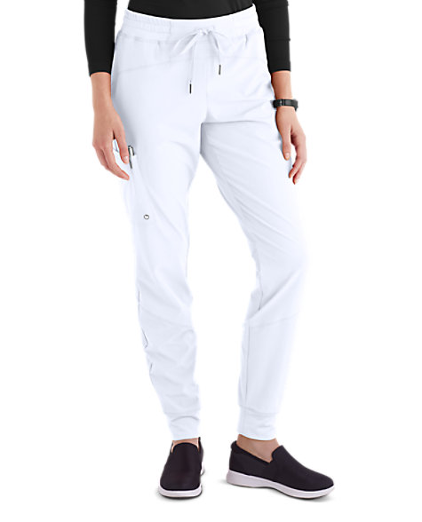 Barco One 3-Pockets Low Rise Perforated Women's Jogger Pants - Scrubs ...