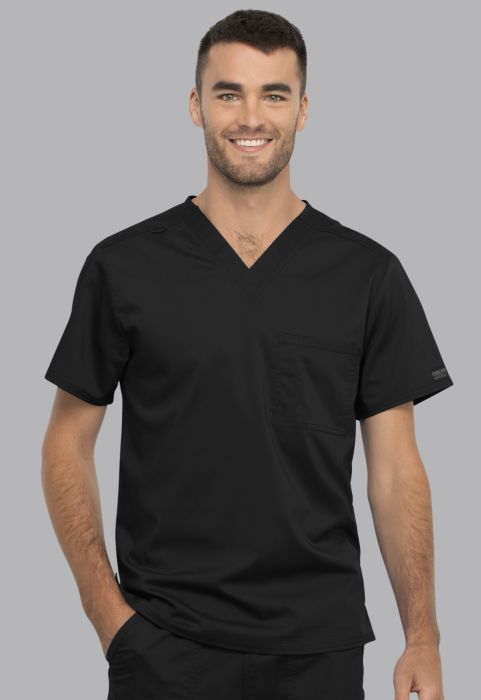 Revolution by Cherokee Workwear Unisex V-Neck Solid Scrub Top - Scrubs ...