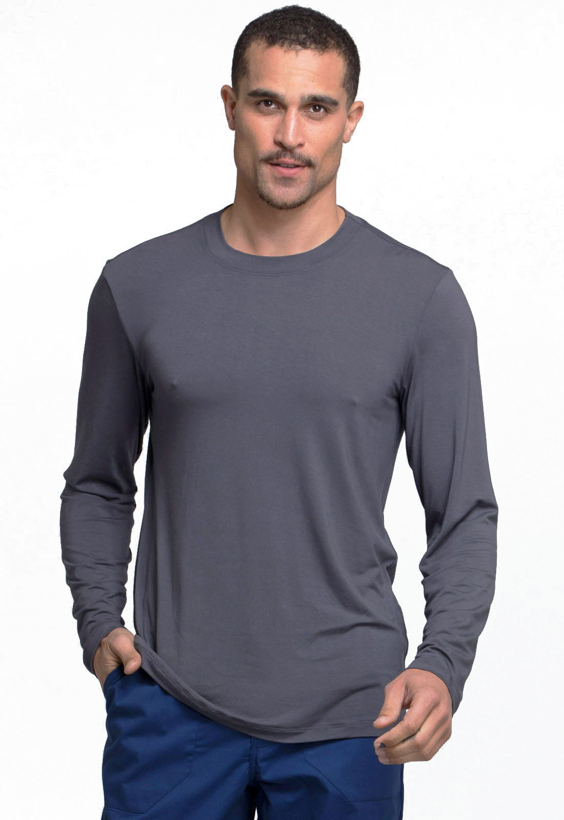 Professional by Long Sleeve Knit Underscrub Tee - Direct