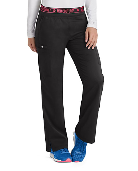 Black Classic Straight Cut Scrub Pants – Medest Apparel