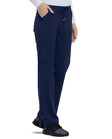 Navy Blue HeartSoul Scrubs Charmed Low Rise Drawstring Pants HS025 NYPS