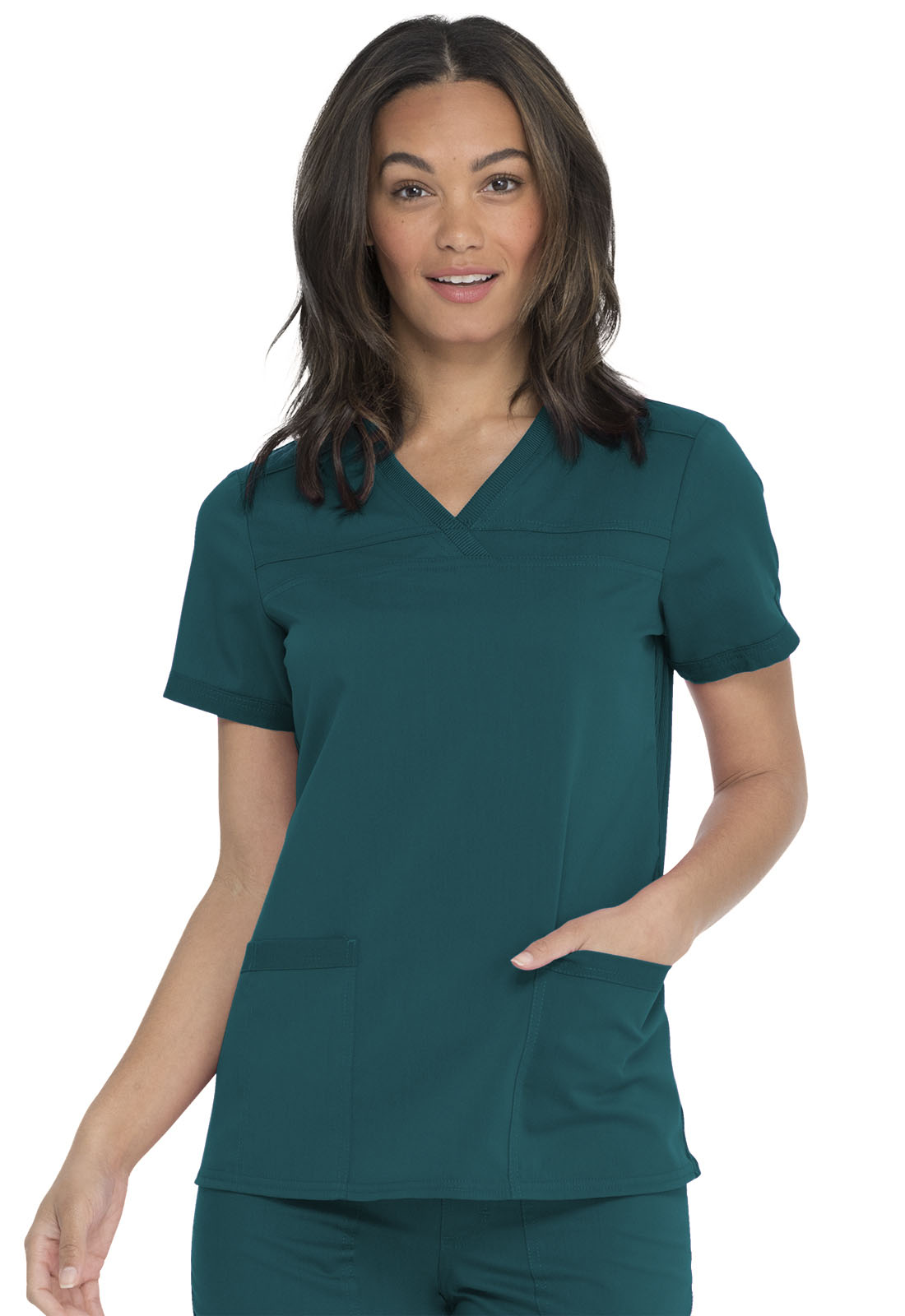 Balance by Dickies Women's 2 Pocket V-Neck Top - Scrubs Direct