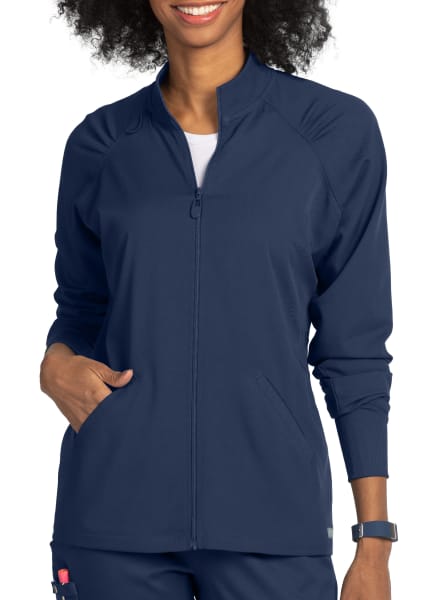 Med Couture Front Pocket Warm Up Jacket – Scrub Hub