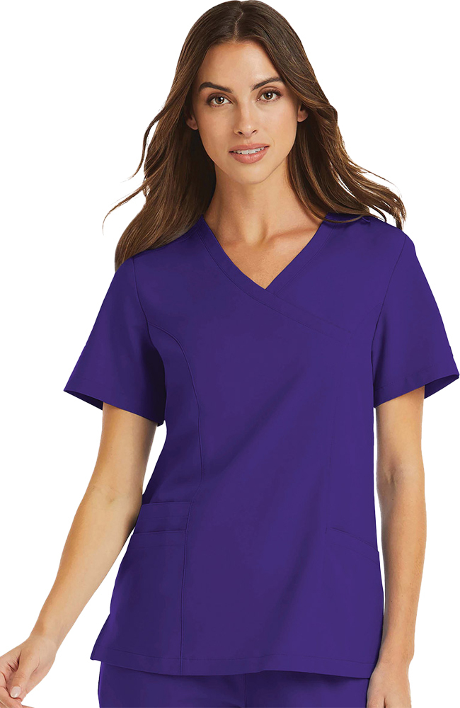 Momentum by Maevn Women's Wrap Scrub Top - Scrubs Direct